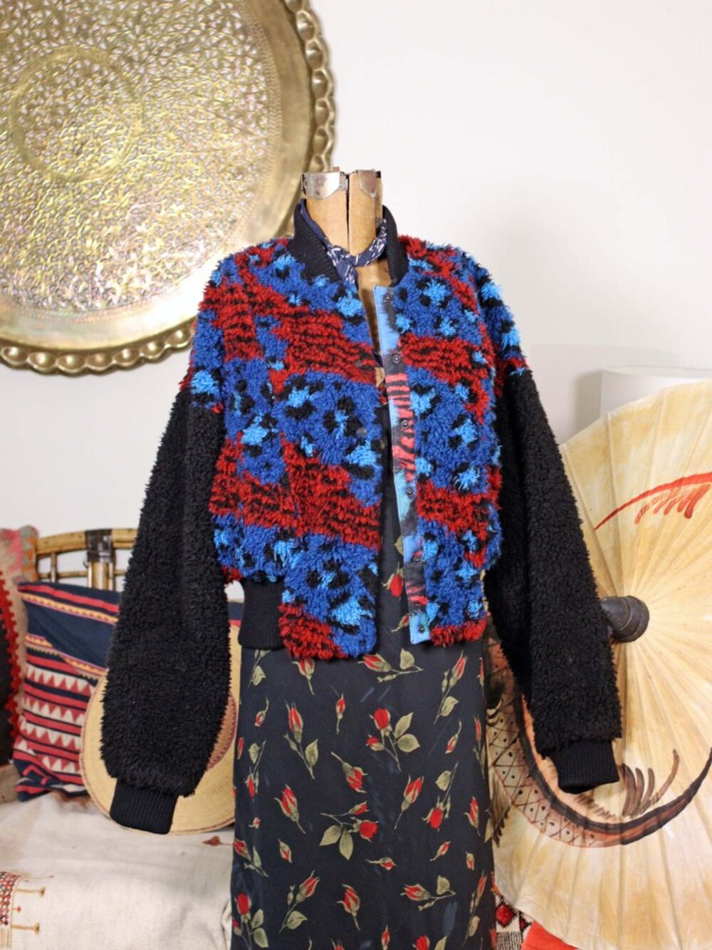 Kenzo x H&M Embroidered Jungle Tiger HM Womens Bomber Jacket 8 38 - Picture 3 of 10